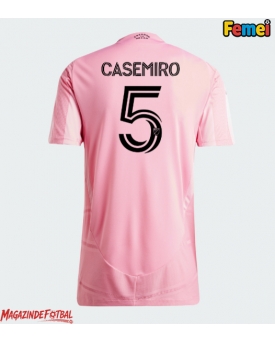 Inter Miami Casemiro #5 Tricou Fotbal Replică 2026-27 Femei Acasa Inter Miami Casemiro #5 Tricou Fotbal Replică 2026-27 Femei Acasa